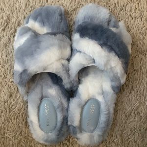 UNWORN Nine West Cozy Flat Slide in original box